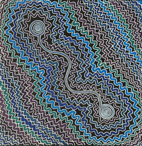 Ngapa Jukurrpa (Water Dreaming) - Puyurru