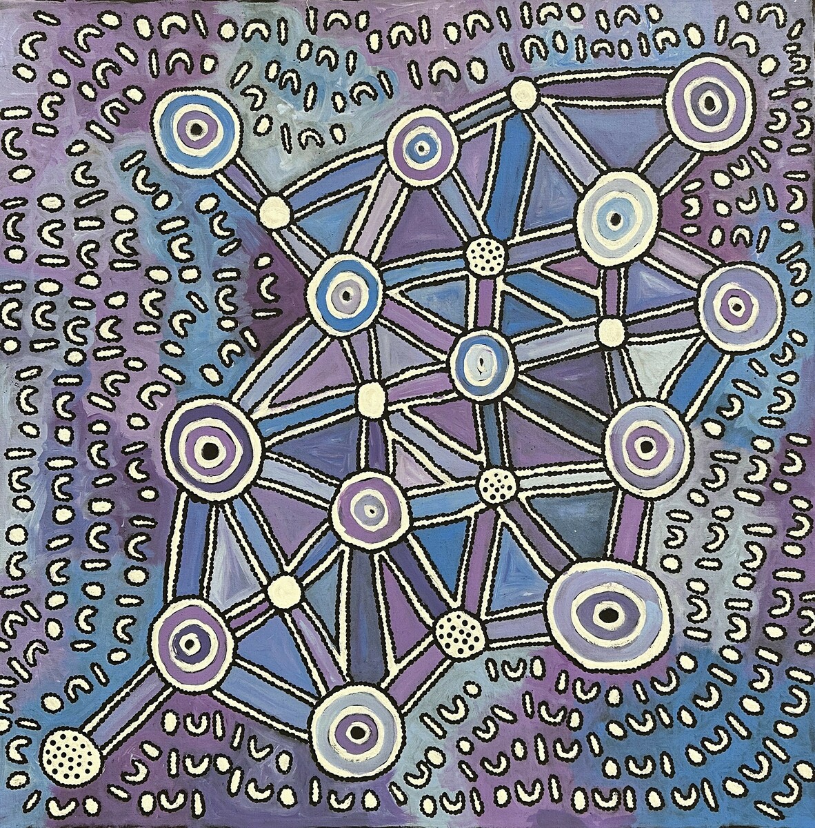 Ngapa Jukurrpa (Water Dreaming) - Puyurru