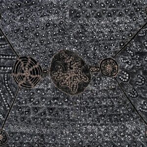 Lukarrara Jukurrpa (Desert Fringe-rush Seed Dreaming)