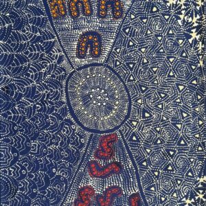 Lukarrara Jukurrpa (Desert Fringe-rush Seed Dreaming)