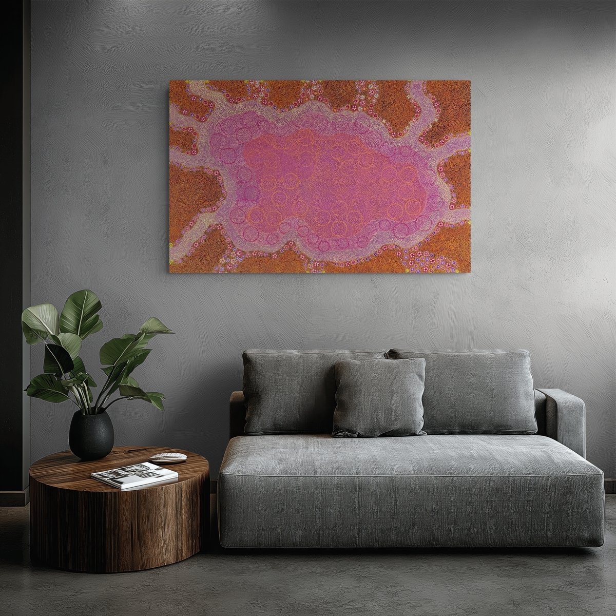 Dry Desert Salt Pan