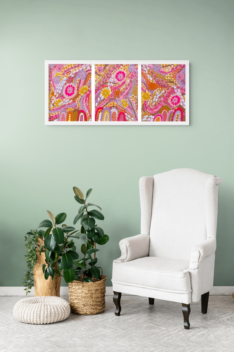Springtime Over Boodja - Triptych