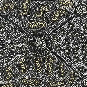 Lukarrara Jukurrpa (Desert Fringe-rush Seed Dreaming)