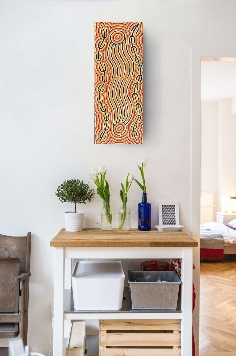 Majardi Jukurrpa (Hairstring Belt/Skirt or Tassel Dreaming) - Mina Mina